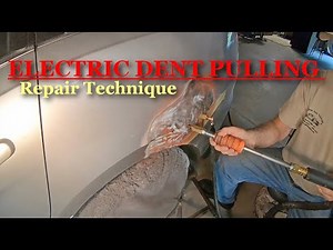 Electric Dent Pulling Repair Technique