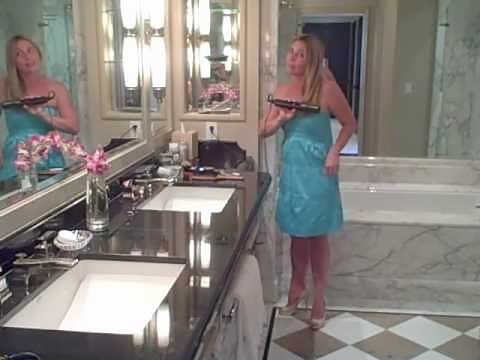 Stiletto Quickie in the Bathroom... Workout While Getting Ready to Go Out w/ Laurel House