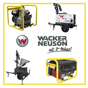 Pump, power & light up the jobsite with Wacker Neuson utility equipment! Call today! (979) 658-8306 #wackerneuson #allittakes #utility #power #pump | Cliff Jones RV & Tractor | Facebook