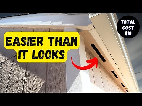 DIY Soffit Vents for Your 12X16 Shed Using Leftover Materials