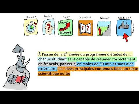 Comment formuler des acquis d'apprentissage AAV
