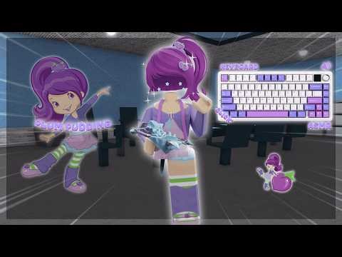 PLAYING MM2 AS PLUM PUDDING *Keyboard ASMR*