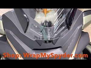 2020-2024 Can-am Spyder RT-RT Limited Faring Accent Kit application tips