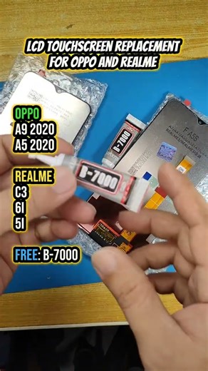 LCD Touchscreen replacement for oppo and realme #lcdreplacement #lcd