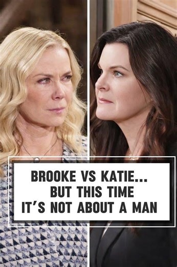 Brooke vs Katie 😳 not about a man… this gets personal 💥👀 #BoldandBeautiful #BB