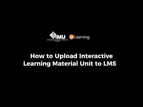 How to upload SCORM package to LMS