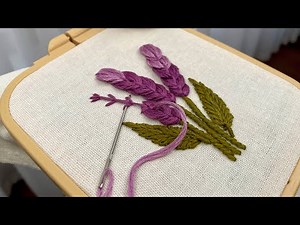 Quick & Easy Fly Stitch Flower Embroidery for Beginners: Basic Embroidery Stitches for Beginners