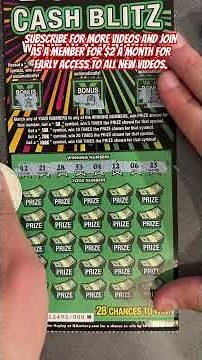 $20 100X Cash Blitz - Triple 000 - NJ Lottery