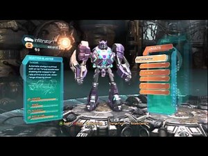 Transformers: Fall of Cybertron Demo - Multiplayer Character Creation and Overview