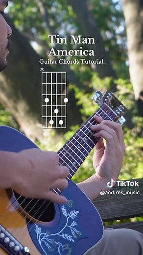 How to Play Tin Man by America on Guitar
