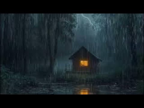 Drift Off Easily with Torrential Rain and Thunder on a Metal Roof