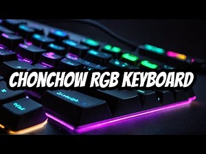 Don't Miss Out: Amazing CHONCHOW RGB 87-Key Keyboard for Less!