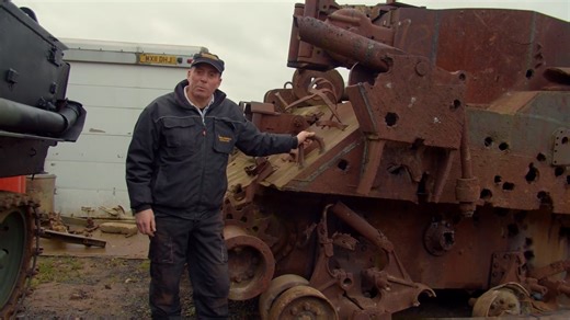 One of the rarest Sherman tanks slowly returns to life