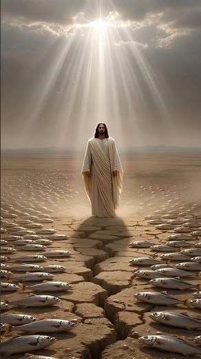 Miracle of the Living Waters:Jesus restores life in-to the fishes#jesus#miracle