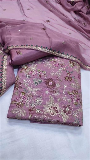 *New Artical**Pure Bareeza Raw silk** #fashion #dress #shortvideo #onlineshopping