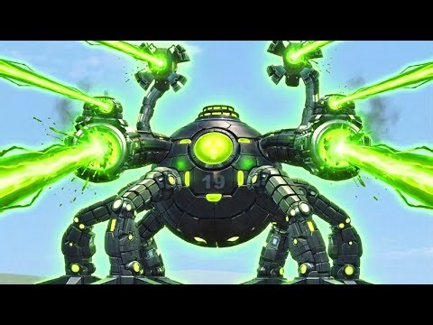 I Building New Radioactive Omnidroid Robot Ultimate V19 in Garry’s Mod