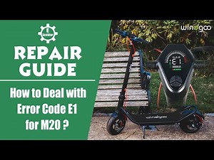 Electric Scooter Repair Guide | How to Deal with Error Code E1 for M20?