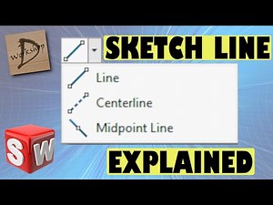How to Sketch Line in SolidWork