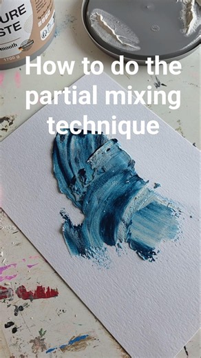 Use this technique for colourful textured art 🎨