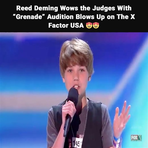 Reed Deming Wows the Judges With “Grenade” Audition Blows Up on The X Factor USA 😍😍 full video check in the comment.👇👇👇 | CNN USA