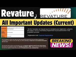 🔥Revature Biggest Updates | Next Batch | BE BTECH ME MTECH MCA | 2024/2025 BATCH | Current Updates