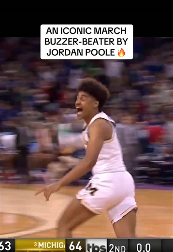 Jordan Poole's Iconic March Madness Buzzer-Beater