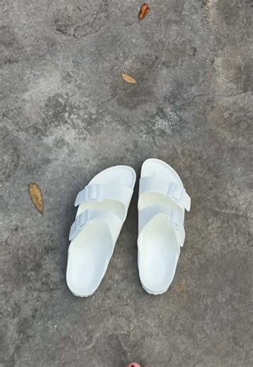 Birkenstock two-strap recovery slides that are perfect for spring break, pool days, beach trips, and everyday summer outfits — lightweight, comfy, and easy to rinse clean ♡ #birkenstocks #springbreakstyle #summeressentials #QVCNewArrivals #TikTokShopStockUp