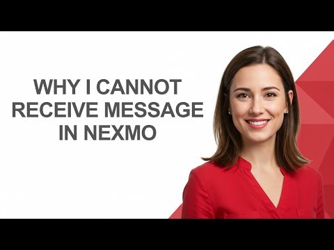 Why I Cannot Receive Message In Nexmo - AshleyHowTo