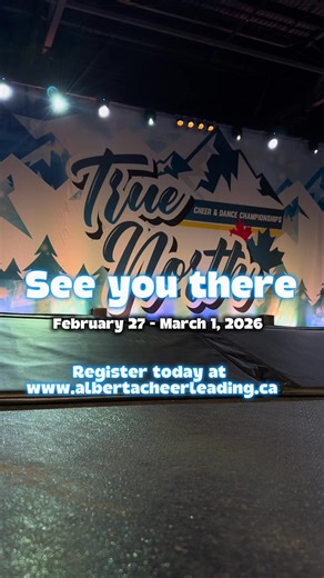 REGISTRATION IS NOW OPEN FOR TRUE NORTH 2026! ⭐️ True North Cheer & Dance 2026 is officially open for registration, and we couldn’t be more excited! We can’t wait to welcome athletes, coaches, and families back to Edmonton, Alberta for three unforgettable days of competition, community, and celebration. 📅 3 FULL days of competition 🏆 Offering: Novice, Prep, All-Star, Performance Cheer, Cheer Abilities, Scholastic, Group Stunt, Indys & Duos 🎟 Bids to The Cheerleading World Championships 🥇 Med