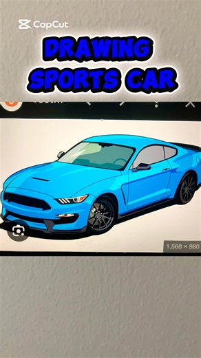 Drawing Sports Car