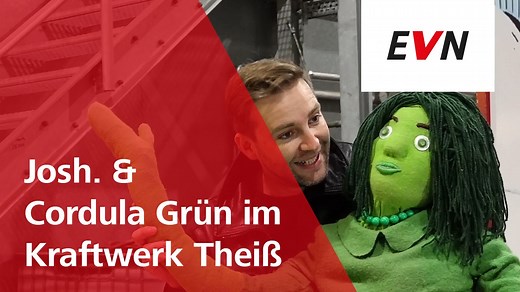 Josh. und seine Cordula Grün haben uns im Kraftwerk Theiß besucht und die Patenschaft für unsere neue Turbine namens "Cordula" übernommen. Dabei haben sie sich auch gleich angesehen, was wir in Zukunft hier noch alles vorhaben. 🌍⚡ | EVN