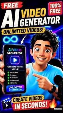 Best FREE AI Video Generator App 2026 🤯 | Unlimited AI Videos in Seconds! #shorts