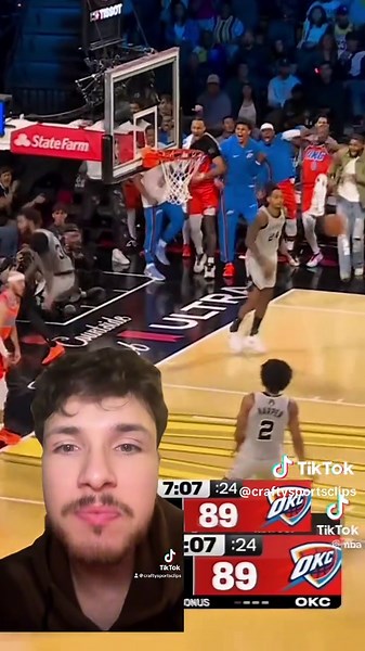 OKC Lost To The San Antonio Spurs in the NBA CUP Semifinals!😳🤯 #nba #basketball #sports #highlights #fyp