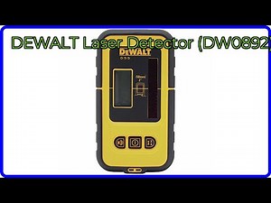 REVIEW (2026): DEWALT Laser Detector (DW0892). ESSENTIAL details.