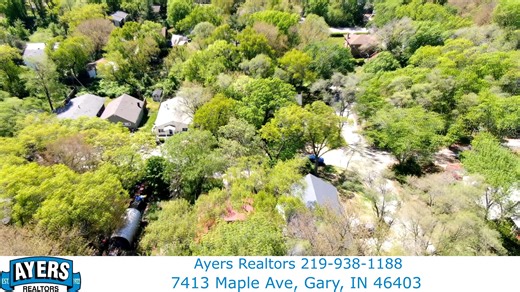 Here is a house we shot this week in Gary right by the beach. | Timeless Aerial Photography