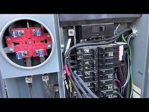 Generlink generator transfer switch install