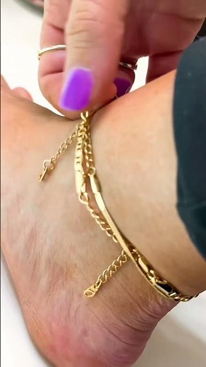 Stylish Ankle Bracelet | #anklebracelet #anklet #anklejewelry