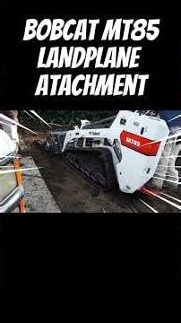 Bobcat Mt85 Landplane attachment #bobcatmt85 #bobcatequipment #bobcat #usa #tools #equipment #soil