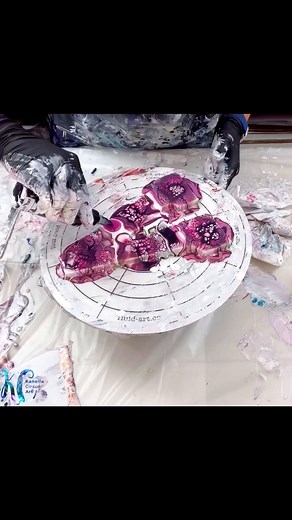 Did some blooming on wooden letters for my daughter Sofia. Full video tutorial on my YT channel . #kanellaciracoart #acrylic #acrylicart #acrylicpainting #art #fblifestyle #acryliconcanvas #paintingoftheday | Kanella Ciraco Art