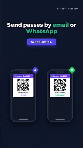 QR Code Tickets from Google Sheets: generate, email, scan at the door #Shorts