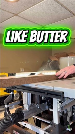 I’ll keep my beautiful saw, works just fine #flex #sawmill #tablesaw #walnut #woodworking #diy