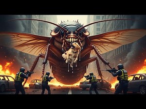 🦸 Heroic Rescue Team Saves Golden Retriever from Monster Cockroach Attack! 🐕