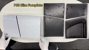 New PS5 Slim Plates 30th Anniversary Limited Edition Bundle Gray Separated ABS Cover Skin Faceplate Shell for Playstation 5 Slim