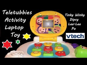 V-tech Teletubbies My 1st Laptop Rare Children's Musical Toy