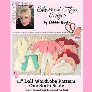 NEW Doll Clothes Wardrobe 11" Size Doll Pattern (simple to Sew) Pattern Instant Download - Etsy