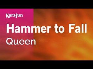 Hammer to Fall - Queen | Karaoke Version | KaraFun