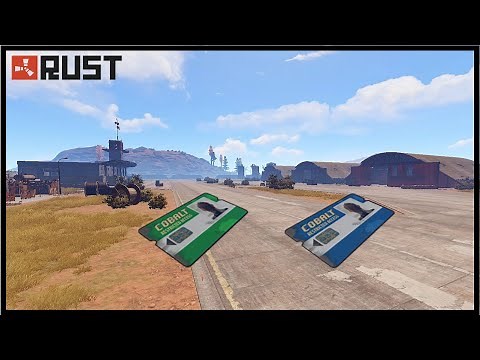 Rust Monument Puzzles - Airfield Green and Blue Access