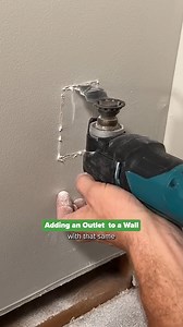 24K views · 222 reactions | Adding an Outlet to a Wall #homeowner #drywall | Everyday Home Repairs | Facebook