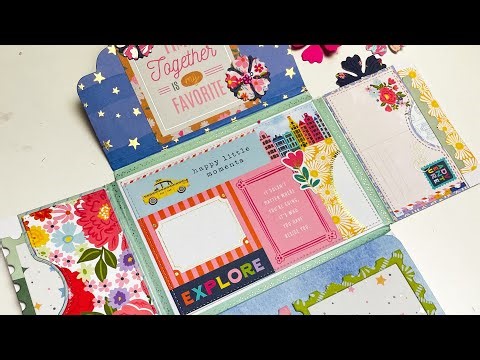 Easy Travel folio Tutorial + project share : SCRAPDIVA DESIGNS
