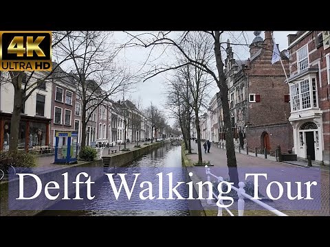 Delft Walking Tour in 2024 I 4K